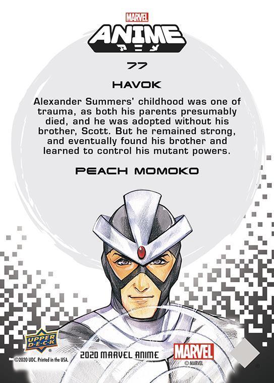 Havok back card image