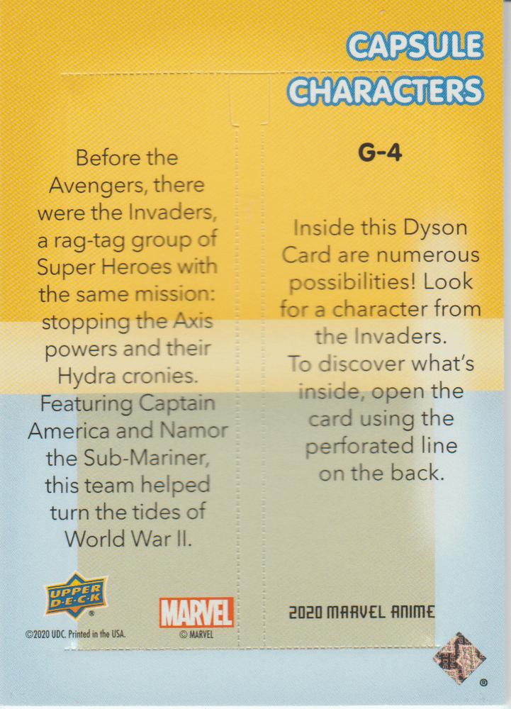Invaders back card image