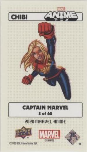 Captain Marvel Tier 1 back card image