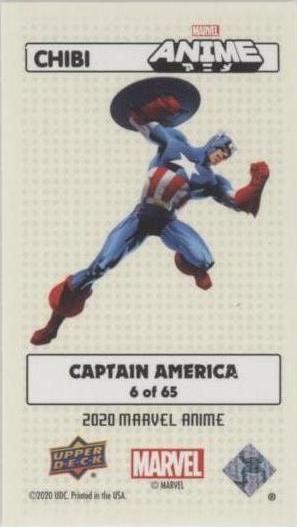 Captain America Tier 1 back card image
