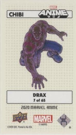 Drax Tier 1 back card image