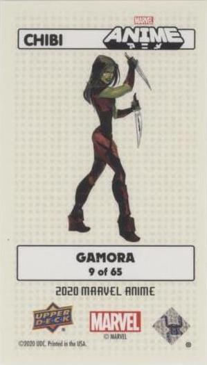 Gamora Tier 1 back card image