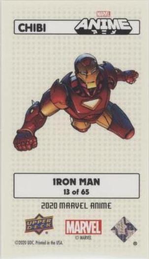 Iron Man Tier 1 back card image
