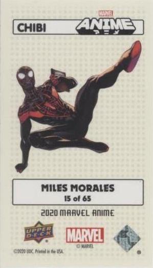 Miles Morales Tier 1 back card image