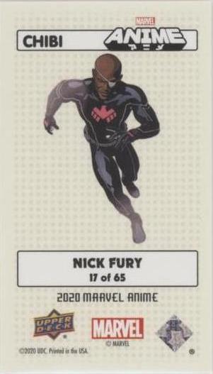 Nick Fury Tier 1 back card image