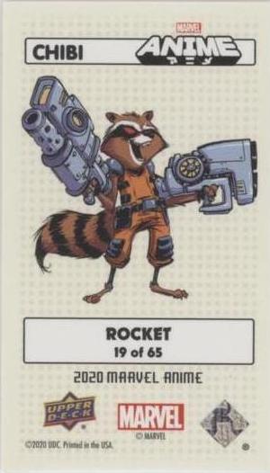 Rocket Raccoon Tier 1 back card image