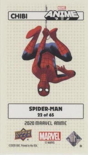 Spider-Man Tier 1 back card image