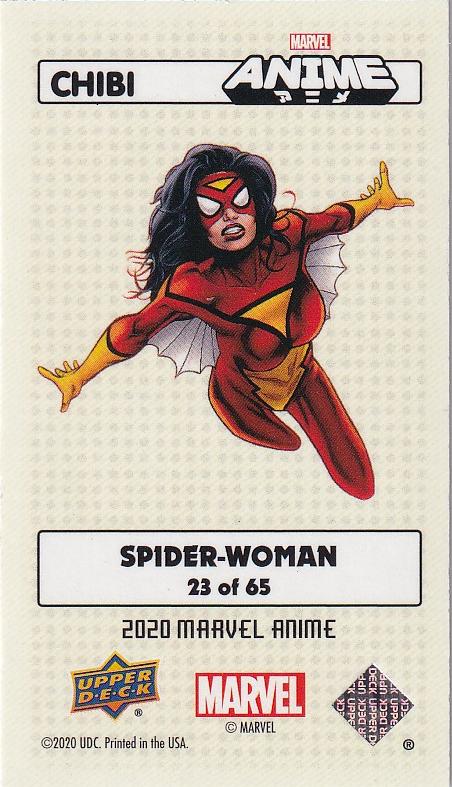 Spider-Woman Tier 1 back card image
