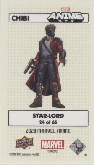 Star-Lord Tier 1 back card image