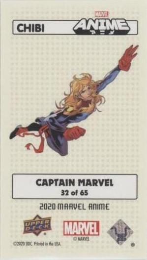 Captain Marvel Tier 2 back card image