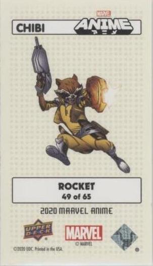 Rocket Raccoon Tier 2 back card image