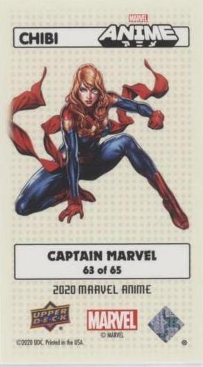 Captain Marvel Tier 4 back card image