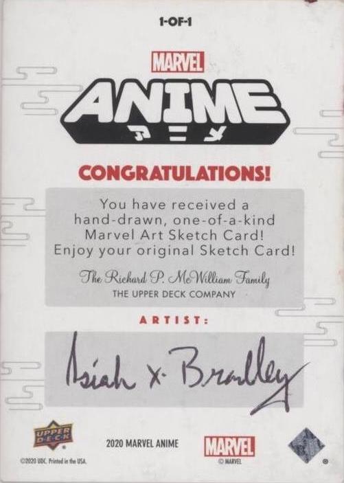 Isiah X. Bradley back card image