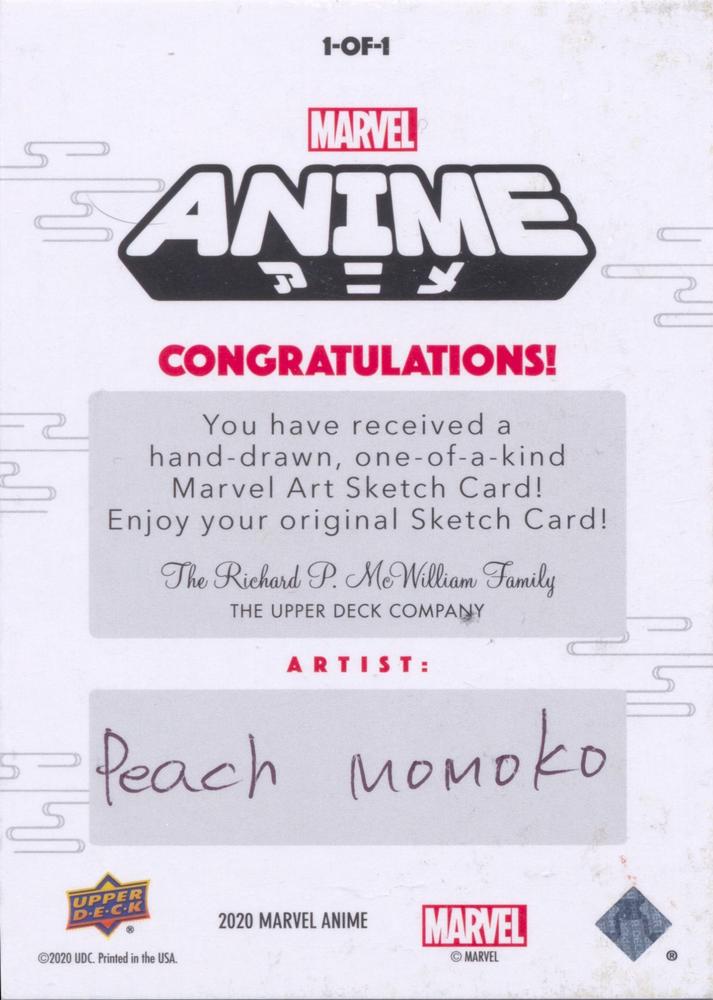 Peach Momoko back card image