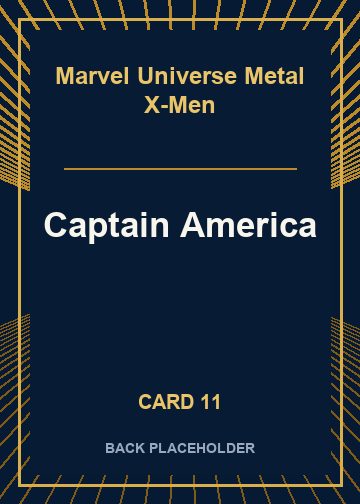 Captain America back card image