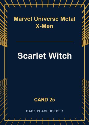 Scarlet Witch back card image