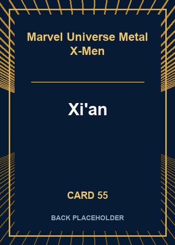 Xi'an back card image
