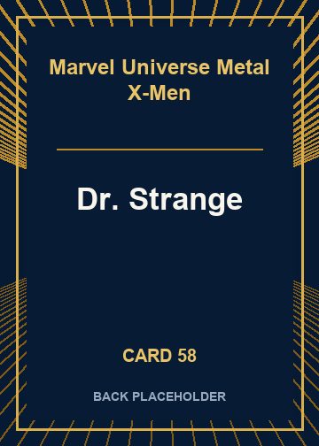 Dr. Strange back card image