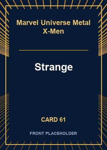 Strange card thumbnail