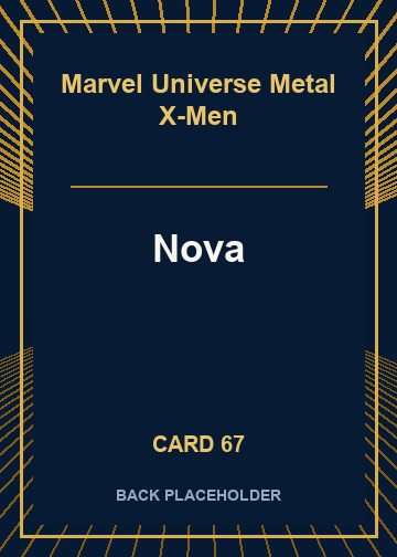 Nova back card image