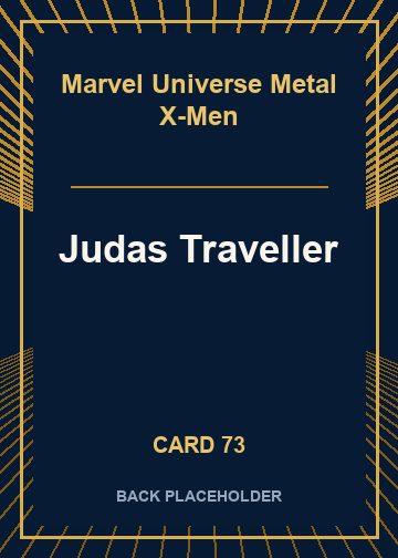 Judas Traveller back card image