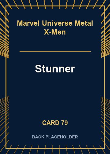 Stunner back card image
