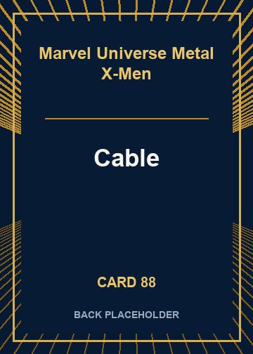 Cable back card image