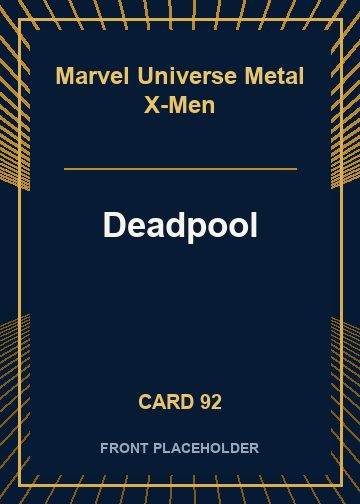 Deadpool front card image