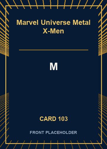 M front card image