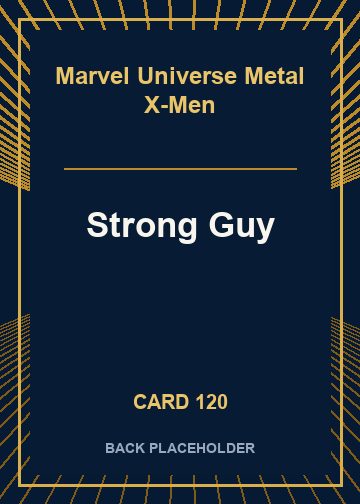 Strong Guy back card image