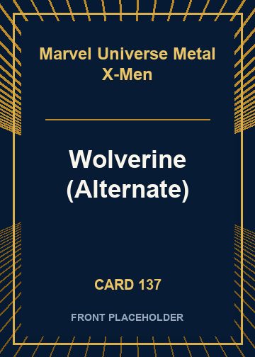Wolverine (Alternate) card thumbnail