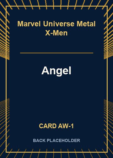 Angel back card image