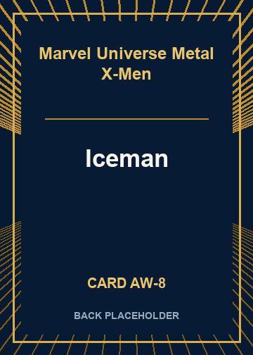 Iceman back card image
