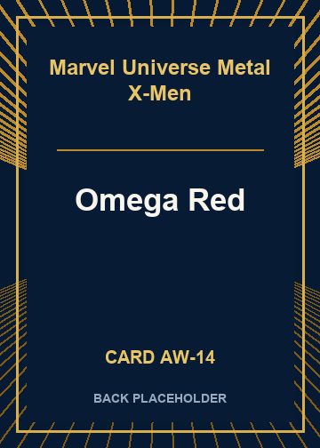 Omega Red back card image