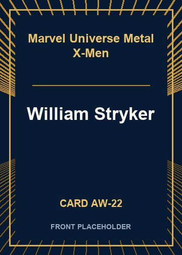 William Stryker card thumbnail