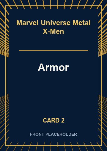 Armor front artwork