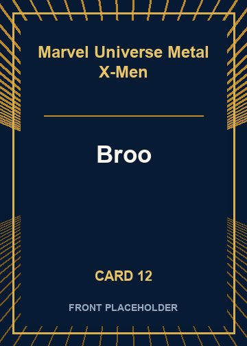 Broo front artwork