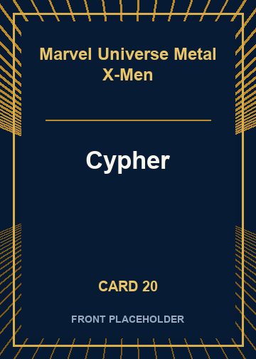 Cypher front artwork