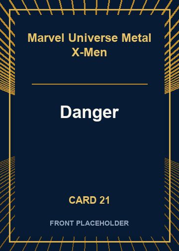 Danger front artwork