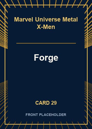 Forge front artwork