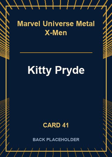 Kitty Pryde back card image