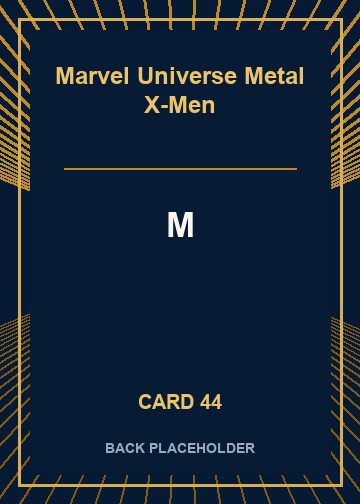 M back card image