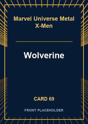 Wolverine front card image