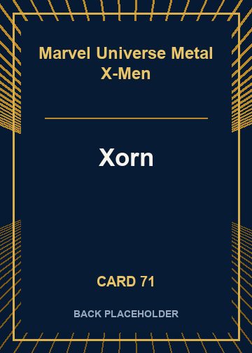 Xorn back card image
