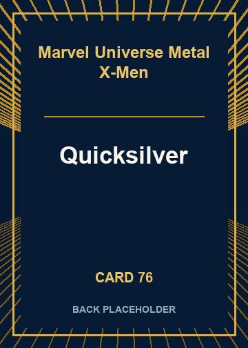 Quicksilver back card image