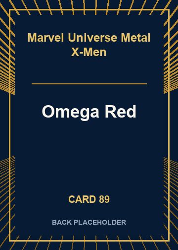 Omega Red back card image