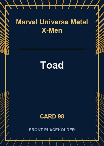 Toad front card image