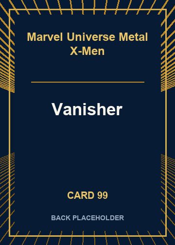 Vanisher back card image
