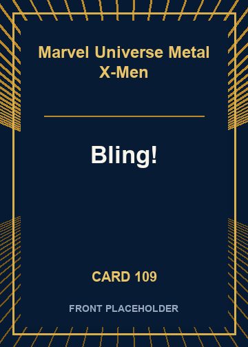 Bling! front card image