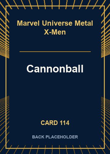 Cannonball back card image